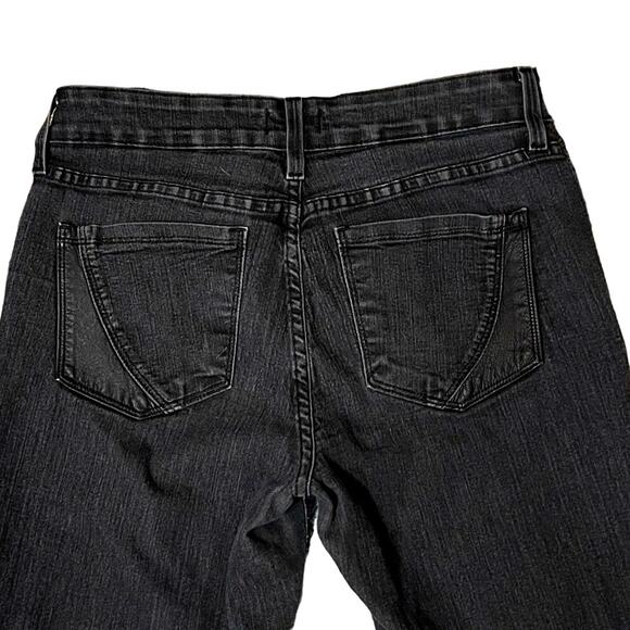 NYDJ-Not Your Daughter's Jeans Faux Leather‎ Pocket Accents Bootcut Black SZ 6P - Picture 6 of 12